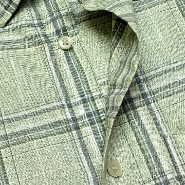 Sage Green Checks Shirt