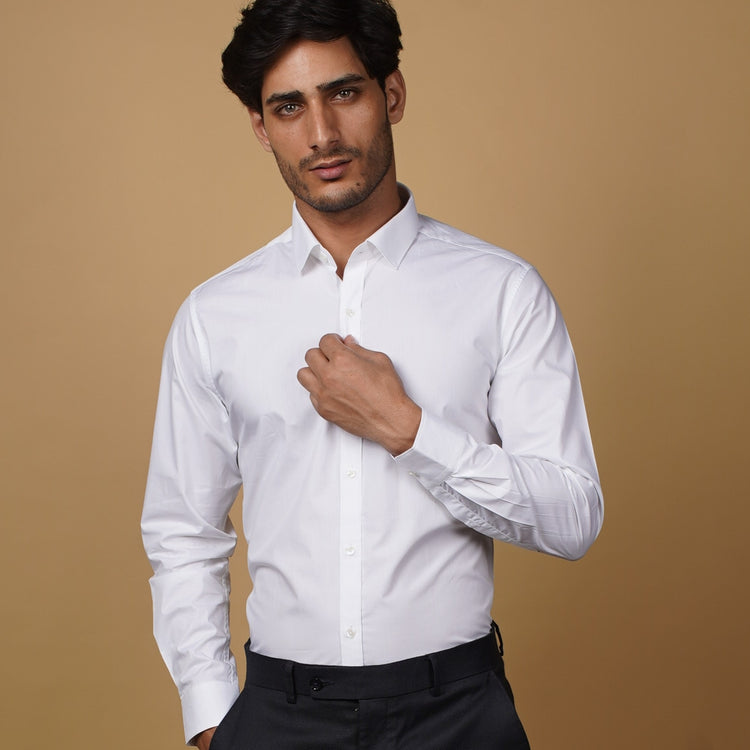 White Poplin Shirt