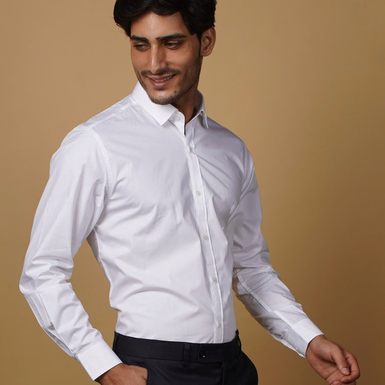 White Poplin Shirt