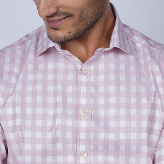 Pink & White Candy Checks